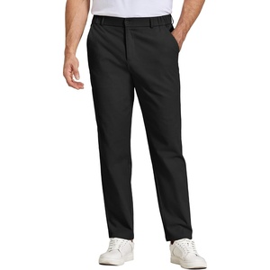 image:imageCOOFANDY Mens Casual Chinos Pants Relaxed Fit Elastic Waist Khaki Trousers Stretch Dress Slacks with PocketsBlack