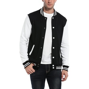 image:imageCOOFANDY Mens Fashion Varsity Jacket Causal Slim Fit Cotton Letterman Baseball Bomber JacketsBlack