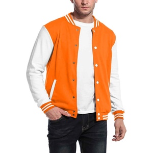 image:imageCOOFANDY Mens Fashion Varsity Jacket Causal Slim Fit Cotton Letterman Baseball Bomber JacketsOrange