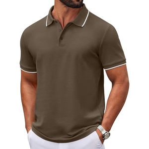 image:imageCOOFANDY Mens Polo Shirts Classic Short Sleeve Polo T Shirts Cotton Pique Casual Summer Fashion Golf ShirtArmy Green