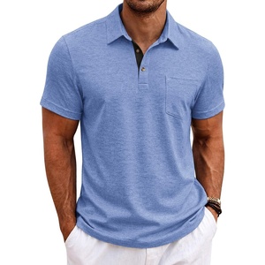 image:imageCOOFANDY Mens Polo Shirts Short Sleeve Casual Summer Collar Shirts Soft Breathable Polo Tee Shirts Classic Golf ShirtsBlue