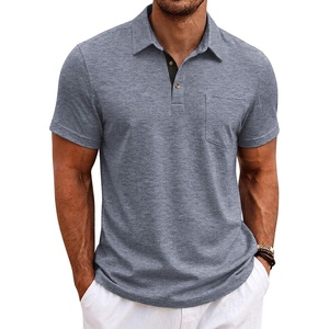 image:imageCOOFANDY Mens Polo Shirts Short Sleeve Casual Summer Collar Shirts Soft Breathable Polo Tee Shirts Classic Golf ShirtsGrey
