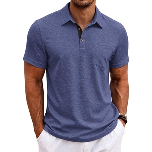 image:imageCOOFANDY Mens Polo Shirts Short Sleeve Casual Summer Collar Shirts Soft Breathable Polo Tee Shirts Classic Golf ShirtsNavy Blue