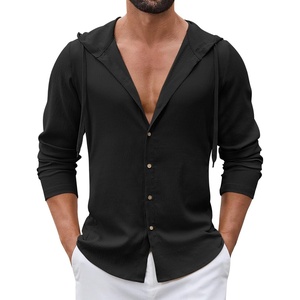 image:imageCOOFANDY Mens UPF 50 Sun Protection Hoodie Shirt Lightweight Quick Dry Fishing Hiking Beach Cover UpBlack