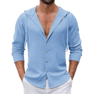image:imageCOOFANDY Mens UPF 50 Sun Protection Hoodie Shirt Lightweight Quick Dry Fishing Hiking Beach Cover UpBlue