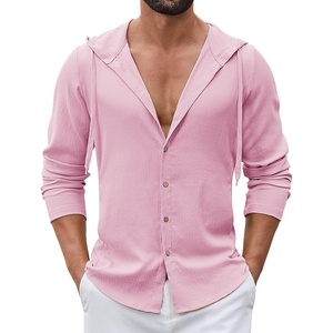 image:imageCOOFANDY Mens UPF 50 Sun Protection Hoodie Shirt Lightweight Quick Dry Fishing Hiking Beach Cover UpPink