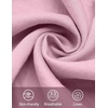 image:imageCOOFANDY Linen Shirts for Men Short Sleeve Button Down Shirt Casual Beach Summer Vacation Shirt with PocketPink