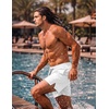 image:imageCOOFANDY Men Swim Trunk with Compression Liner 2 in 1 Swimwear Bathing Suit Quick Dry Board Short1  White