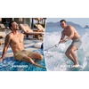 image:imageCOOFANDY Men Swim Trunk with Compression Liner 2 in 1 Swimwear Bathing Suit Quick Dry Board ShortKhaki