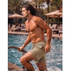 image:imageCOOFANDY Men Swim Trunk with Compression Liner 2 in 1 Swimwear Bathing Suit Quick Dry Board ShortKhaki