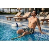 image:imageCOOFANDY Men Swim Trunk with Compression Liner 2 in 1 Swimwear Bathing Suit Quick Dry Board ShortP Black Plant Flower