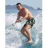 image:imageCOOFANDY Men Swim Trunk with Compression Liner 2 in 1 Swimwear Bathing Suit Quick Dry Board ShortP Black Plant Flower