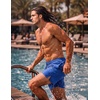 image:imageCOOFANDY Men Swim Trunk with Compression Liner 2 in 1 Swimwear Bathing Suit Quick Dry Board ShortRoyal Blue
