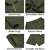 image:imageCOOFANDY Mens 2 Piece Tracksuit Set Polo Athletic Sweatsuit Quarter Zip Jogging Long Sleeve Casual Sports OutfitsArmy Green