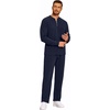 image:imageCOOFANDY Mens 2 Piece Tracksuit Set Polo Athletic Sweatsuit Quarter Zip Jogging Long Sleeve Casual Sports OutfitsNavy Blue