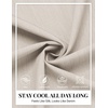 image:imageCOOFANDY Mens Button Down Short Sleeve Shirt Casual Summer Stretch Denim Dress Shirts with PocketKhaki