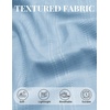 image:imageCOOFANDY Mens Casual Button Down Shirts Short Sleeve Summer Beach Textured ShirtsLight Blue