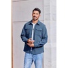 image:imageCOOFANDY Mens Corduroy Button Down Shirts Jackets Casual Long Sleeve Shacket Lightweight Overshirts with Flap PocketsNavy Blue