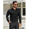 image:imageCOOFANDY Mens Dress Shirts Long Sleeve Button Down Shirts Regular Fit Business Casual ShirtsBlack