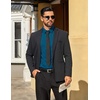 image:imageCOOFANDY Mens Dress Shirts Long Sleeve Button Down Shirts Regular Fit Business Casual ShirtsLake Blue