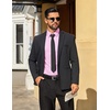 image:imageCOOFANDY Mens Dress Shirts Long Sleeve Button Down Shirts Regular Fit Business Casual ShirtsPink