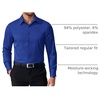 image:imageCOOFANDY Mens Dress Shirts Long Sleeve Button Down Shirts Regular Fit Business Casual ShirtsRoyal Blue