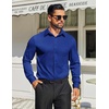 image:imageCOOFANDY Mens Dress Shirts Long Sleeve Button Down Shirts Regular Fit Business Casual ShirtsRoyal Blue