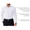 image:imageCOOFANDY Mens Dress Shirts Long Sleeve Button Down Shirts Regular Fit Business Casual ShirtsWhite