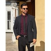 image:imageCOOFANDY Mens Dress Shirts Long Sleeve Button Down Shirts Regular Fit Business Casual ShirtsWine Red