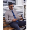 image:imageCOOFANDY Mens Dress Shirts Long Sleeve Casual Button Down Shirt Solid Regular Fit Formal Business ShirtsLight Grey