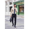 image:imageCOOFANDY Mens Dress Shirts Long Sleeve Stain Shield Button Down Shirt Regular Fit Formal Business Wedding ShirtsBeige
