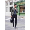 image:imageCOOFANDY Mens Dress Shirts Long Sleeve Stain Shield Button Down Shirt Regular Fit Formal Business Wedding ShirtsDark Grey