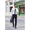 image:imageCOOFANDY Mens Dress Shirts Long Sleeve Stain Shield Button Down Shirt Regular Fit Formal Business Wedding ShirtsWhite