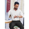 image:imageCOOFANDY Mens Dress Shirts Long Sleeve Stain Shield Button Down Shirt Regular Fit Formal Business Wedding ShirtsWhite