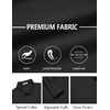 image:imageCOOFANDY Mens Dress Shirts Untucked Long Sleeve Button Down Denim Shirt Stretch Business Casual ShirtsBlack