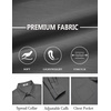 image:imageCOOFANDY Mens Dress Shirts Untucked Long Sleeve Button Down Denim Shirt Stretch Business Casual ShirtsDark Grey