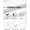 image:imageCOOFANDY Mens Dress Shirts Untucked Long Sleeve Button Down Denim Shirt Stretch Business Casual ShirtsWhite