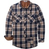 image:imageCOOFANDY Mens Fall Plaid Button Down Shirt Long Sleeve Casual Cowboy Work Shirts Lightweight Flannel Shirts Two PocketA Plaidnavy Khaki Plaid