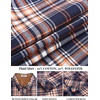 image:imageCOOFANDY Mens Fall Plaid Button Down Shirt Long Sleeve Casual Cowboy Work Shirts Lightweight Flannel Shirts Two PocketPlaidvibrant Orange