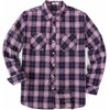image:imageCOOFANDY Mens Flannel Plaid Shirts Long Sleeve Casual Button Down Shirt with PocketsBlack Pink Plaid