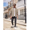 image:imageCOOFANDY Mens Flannel Plaid Shirts Long Sleeve Casual Button Down Shirt with PocketsKhaki