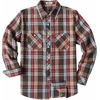 image:imageCOOFANDY Mens Flannel Plaid Shirts Long Sleeve Casual Button Down Shirt with PocketsKhaki Red Plaid