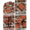 image:imageCOOFANDY Mens Flannel Plaid Shirts Long Sleeve Casual Button Down Shirt with PocketsOrange Green