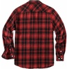 image:imageCOOFANDY Mens Flannel Plaid Shirts Long Sleeve Casual Button Down Shirt with PocketsRed Black Plaid