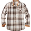 image:imageCOOFANDY Mens Flannel Shirts Long Sleeve Button Down Shirt Casual Shirts Work Shirts for MenBeige Brown