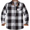 image:imageCOOFANDY Mens Flannel Shirts Long Sleeve Button Down Shirt Casual Shirts Work Shirts for MenHuntsman Charcoal Plaid