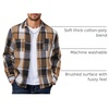 image:imageCOOFANDY Mens Flannel Shirts Long Sleeve Casual Cotton Plaid Button Down Shirt Jacket with PocketsBlackkhaki Plaid