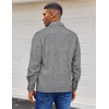 image:imageCOOFANDY Mens Flannel Shirts Long Sleeve Casual Cotton Plaid Button Down Shirt Jacket with PocketsLight Gray