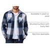 image:imageCOOFANDY Mens Flannel Shirts Long Sleeve Casual Cotton Plaid Button Down Shirt Jacket with PocketsNavy Blue Plaid