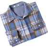 image:imageCOOFANDY Mens Flannel Shirts Long Sleeve Cotton Plaid Shirt Jacket Casual Button Down Shirt with PocketsLight Blue